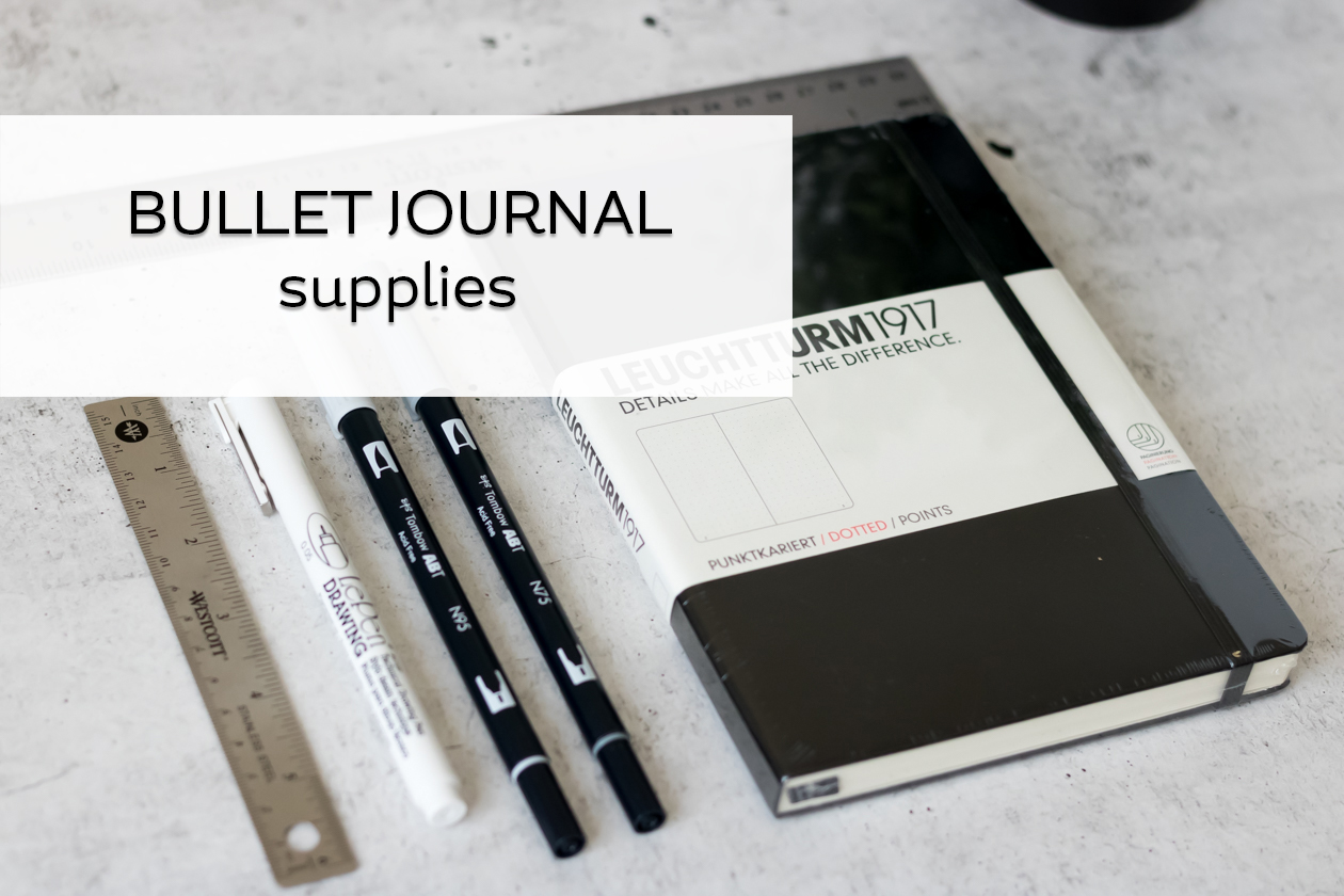 bullet journal supplies leuchtturm1917 dotted