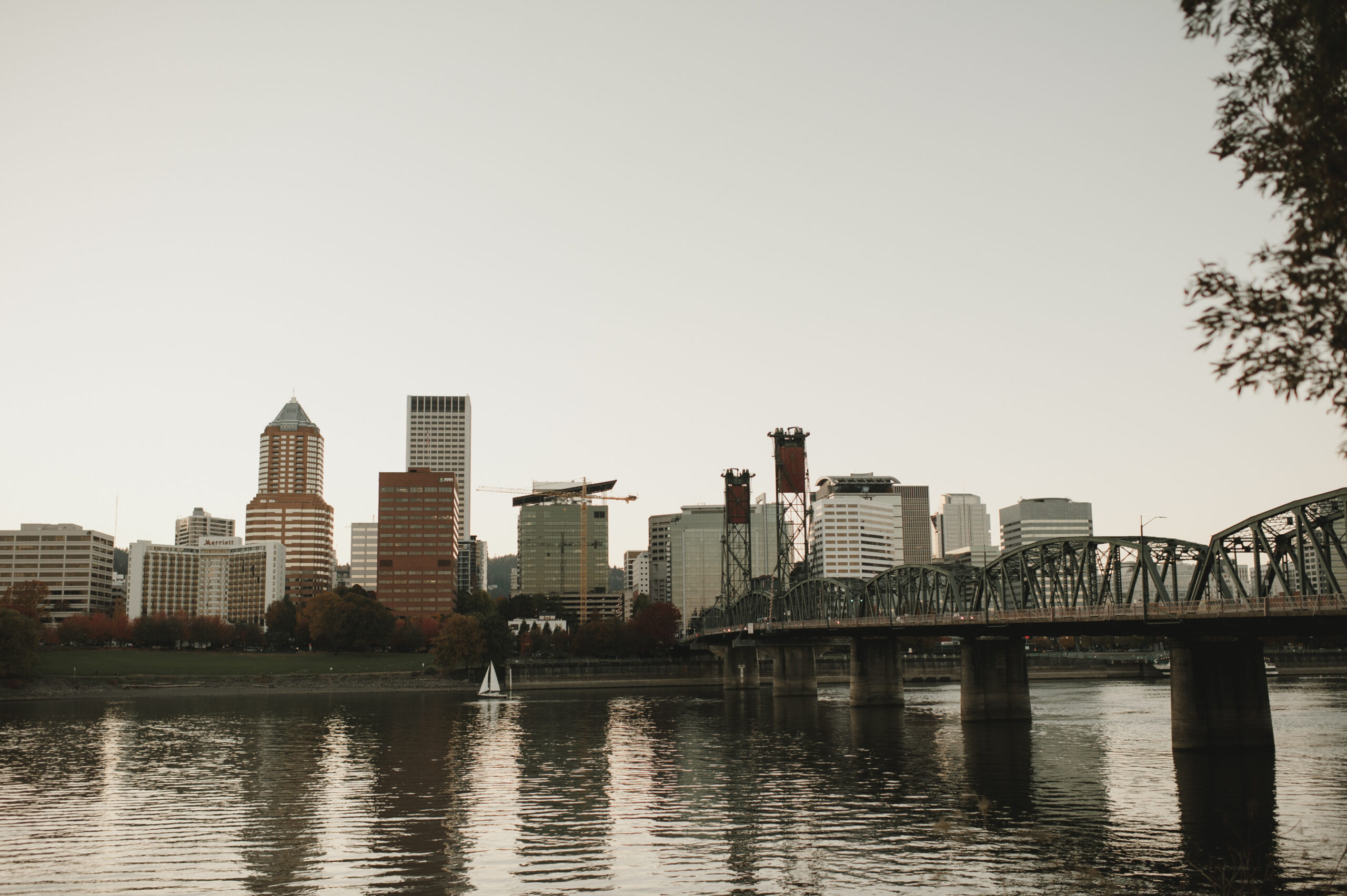 Downtown Portland Waterfront Skyline View - Photo by Carina Skrobecki Photography