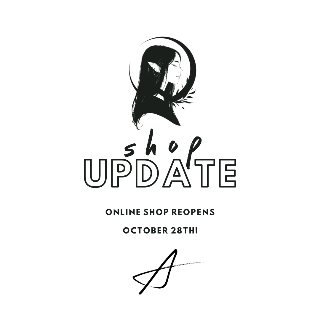 Shop Update Announcement – Oct. 28th